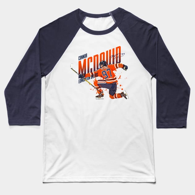 Connor Mcdavid Baseball T-Shirt by Juantamad